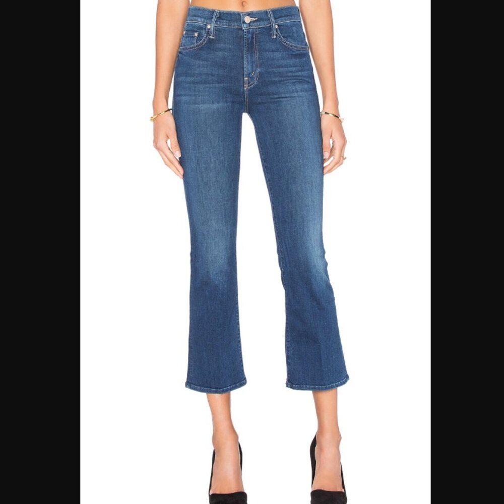 Mother Denim Insider Crop Jeans in Faster Size 27